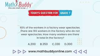 Math Practice Problem Grade 7 Question 255