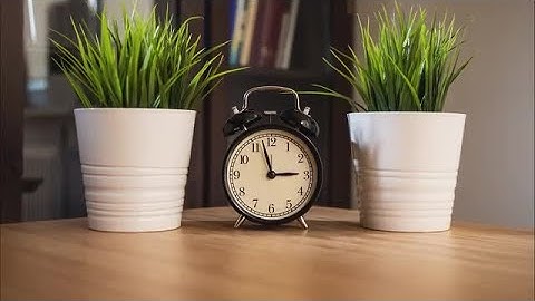 Alarm Clock Time Lapse Stock Video