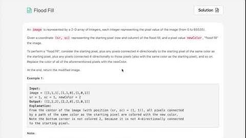May 2020 LeetCode Challenge: FloodFill