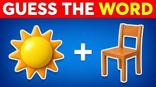 Guess The WORD By Emojis? 🤯🧠 Emoji Word Challenge