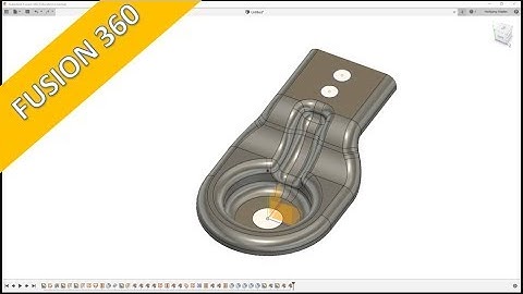 Screw Strap - Schraublasche - Fusion 360 Training - Surfaces