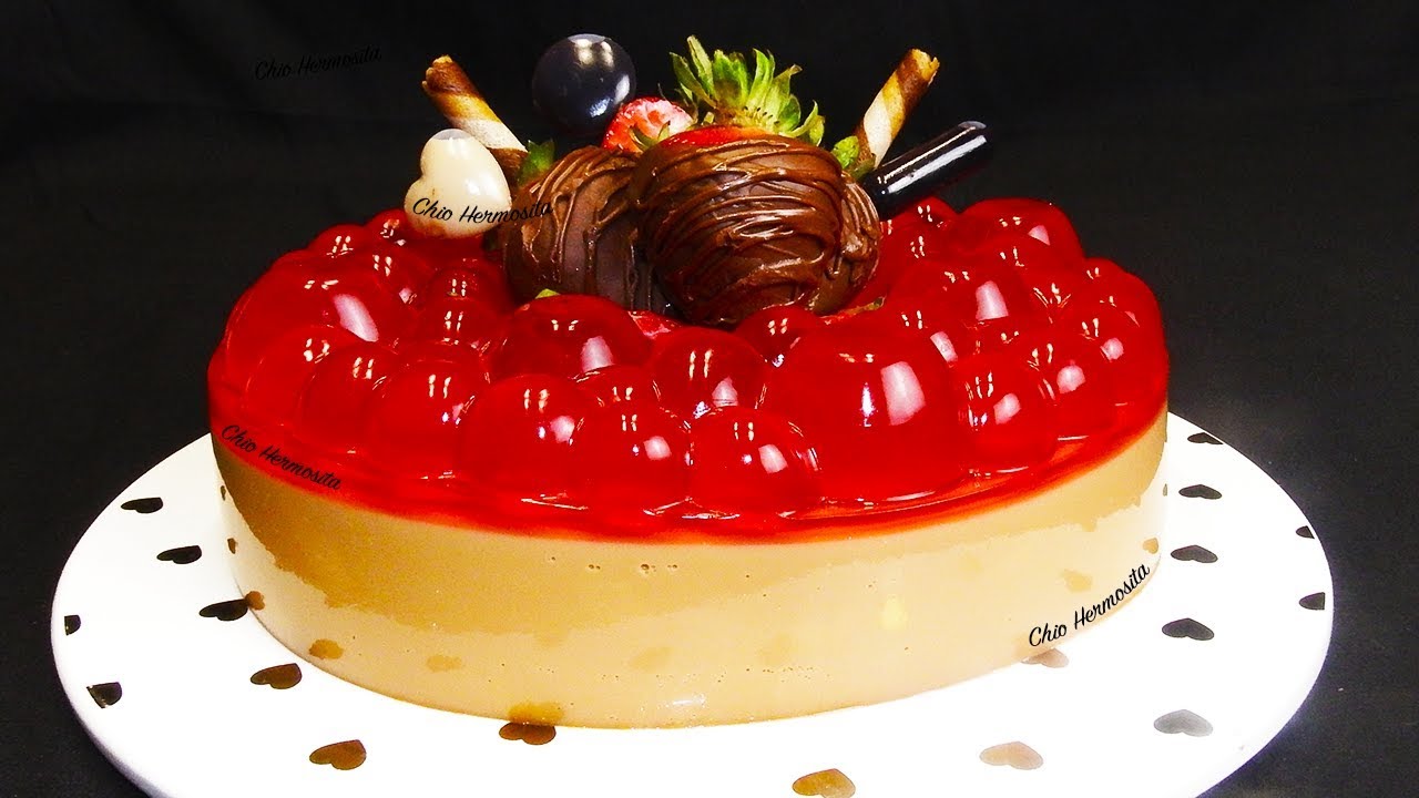 Gelatina de Fresa 🍓🍓y Dulce de Leche🥛👌🏼😋 YouTube