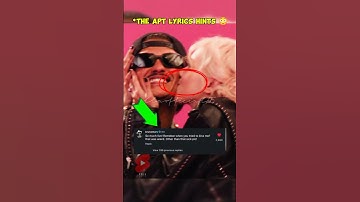 That kiss lyrics hints of Bruno to Rosé tho 🔥😲 #rose #brunomars #apt