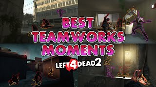 LEFT 4 DEAD 2 - BEST TEAMWORKS MOMENTS @PART 2