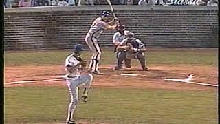 Cubs-Mets, Aug. 9, 1988 (3rd inning)