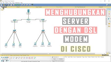Menghubungkan Server dengan Modem DSL, Connect Server Cloud and DSL Modem In Cisco