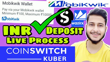 How to Deposit INR in Coinswitch by Mobikwik | Add Money in WazirX | Add Money in Coinswitch Problem