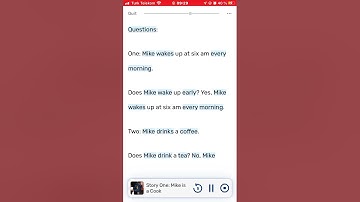 Mike is a cook - Easy English Stories - LingQ