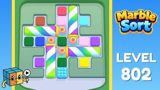 Marble Sort Level 802 Walkthrough Solution