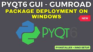 Python PyQt6 Package Deployment | Python to EXE | Inno Setup