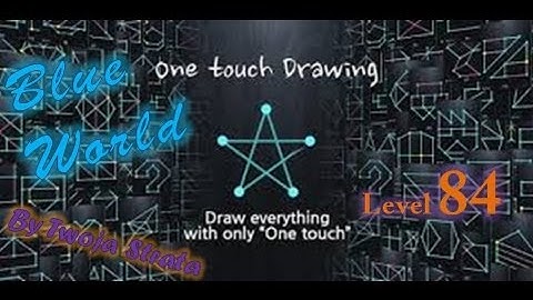 One Touch Drawing Level 84 Blue World