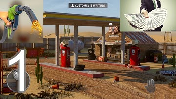 Gas Station Junkyard Simulator Gameplay Part 1 - First Business! (Gas Station Junkyard Simulator)
