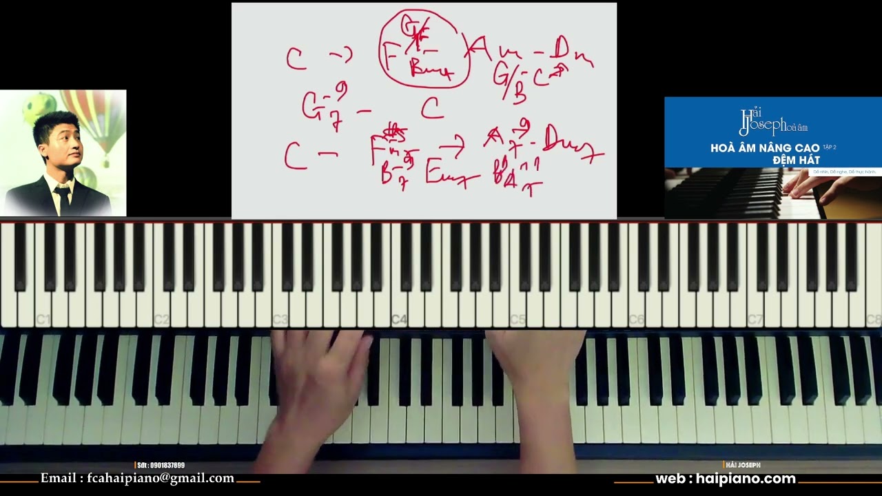 [Piano] VÒNG HOÀ ÂM CHƠI NHẠC POP | Hải Joseph |