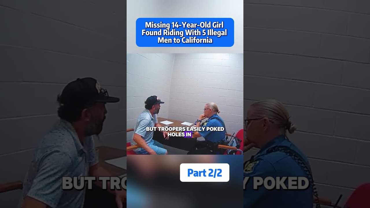 Missing 14-Year-Old Girl Found Riding With 5 lllegal Men to California Part2/2