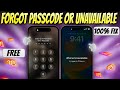 FIX iPhone Unavailable Problem or Forgot Passcode Issues – FREE Solution