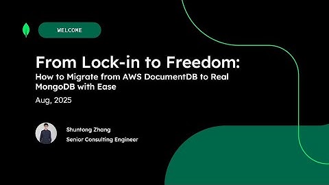 From Lock-in to Freedom: How to Migrate from AWS DocumentDB to Real MongoDB With Ease (Demo Inside)