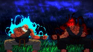 MUGEN 2024 - GOUKEN VS AKUMA (WITH DIALOGUE) INSANE BATTLE!!!