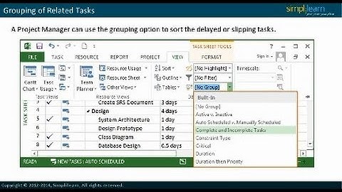 MS Project 2013 Certification | MS Project 2013 Video Tutorial | MS Project Online Training - Part 6