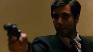 The Godfather - Michael kills Sollozzo (With Italian translation - 1972)