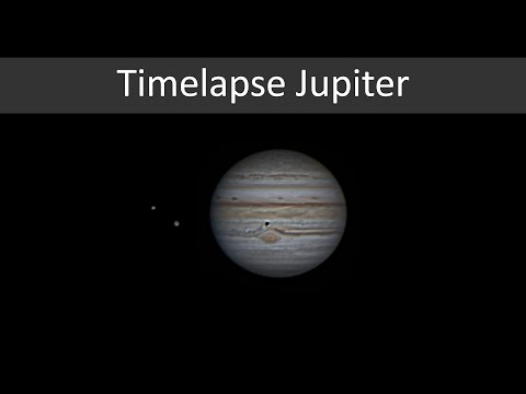 Make a Timelapse of Jupiter through Telescope