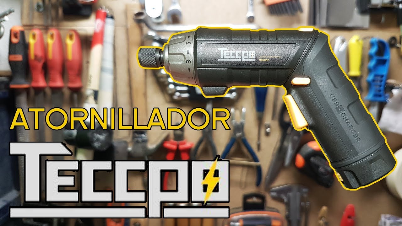 Atornillador Inalámbrico TECCPO TDSC01P 6Nm. Qué podemos y qué no podemos  hacer con el!! - YouTube