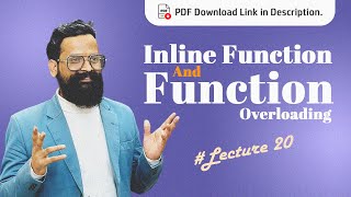inline function and function overloading in cpp