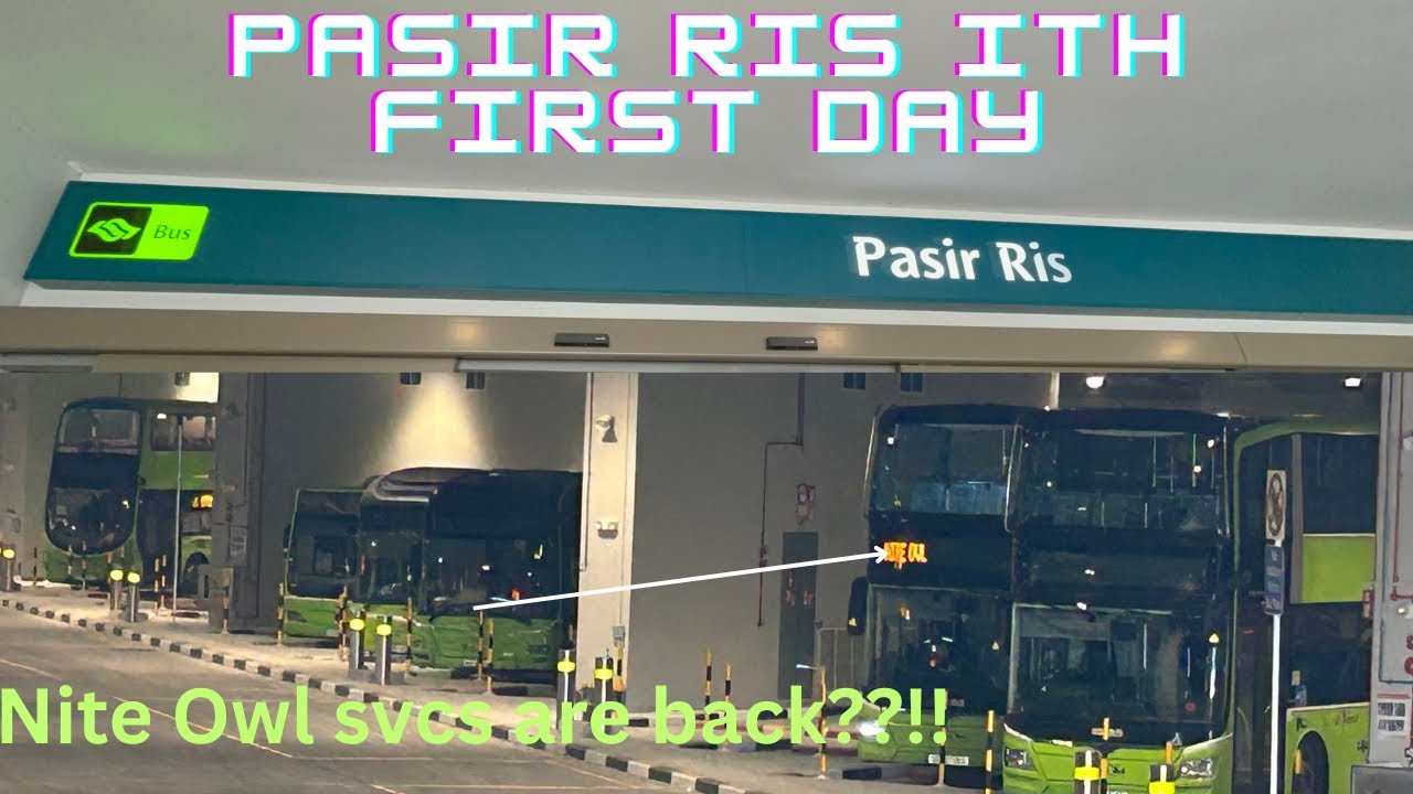First day of operations at Pasir Ris ITH