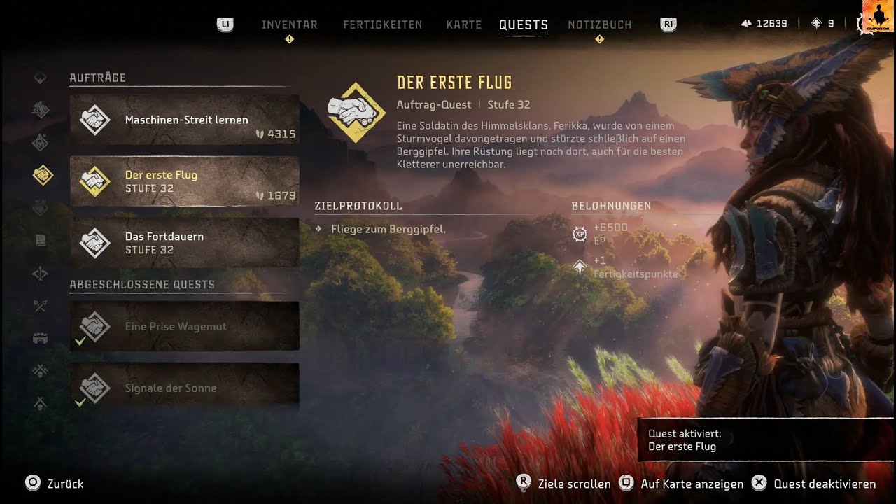 Horizon Forbidden West Der Erste Flug Quest Horizon Forbidden West (PS5) - Folge 119: Der erste Flug [Gameplay