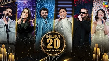 #20YearsOfMagic | HUM TV 20th Anniversary Celebration | Ali Zafar, Ahmed Jahanzeb & Yashal Shahid