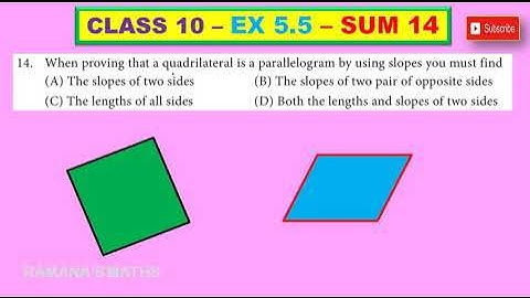 CLASS 10 - EX 5.5 - SUM 14