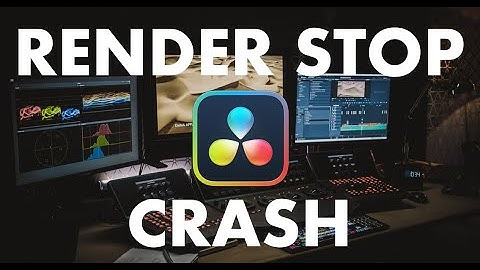 How To FIX Render STOP Problem in DaVinci Resolve
