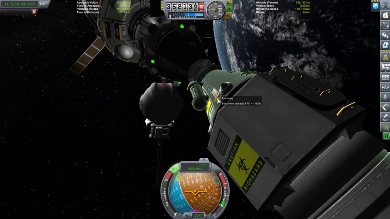 [KSP] EVA and attach some parts YouTube