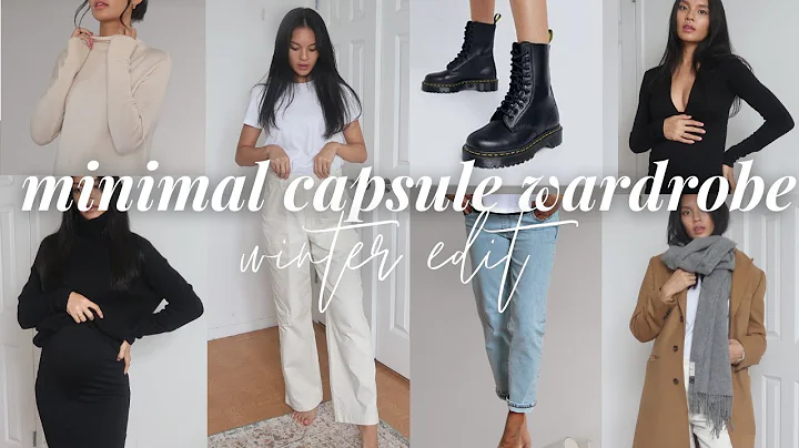 my entire 20-piece capsule wardrobe for winter | m...