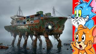 We Found Abandoned Crabcraftcarrier Uss Abraham Lincoln Sea Monster..