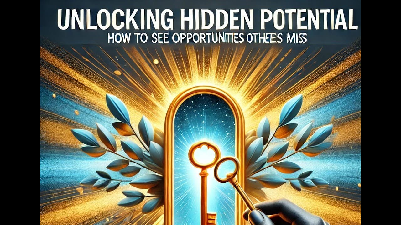 Unlocking Hidden Potential – How to See Opportunities Others Miss - YouTube