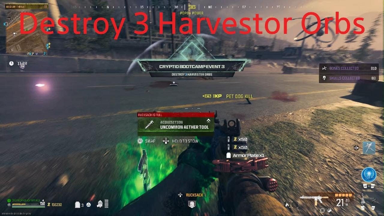 MWZ Cryptid Bootcamp Destroy 3 Harvestor Orbs 😎#cod #ps5 #ps5 # ...