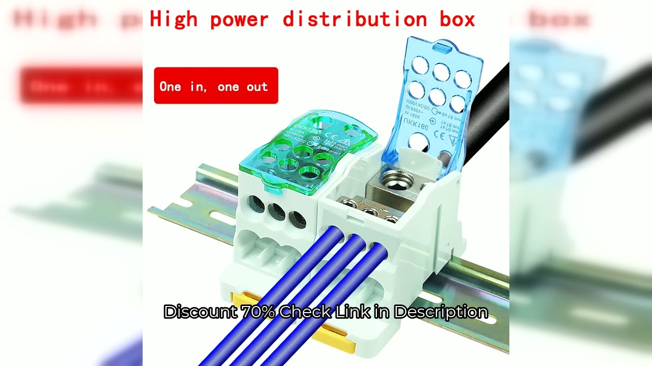 UKK80A Single-pole Splitter Box Large Current One into Multiple Branch Line Terminal Rail Splitter 1