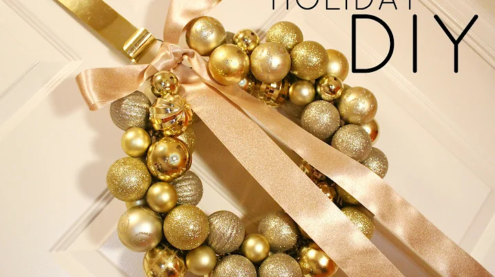 ❉ DIY Christmas Ornament Wreath Tutorial ❉