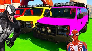 GTA V Mega Ramp Boats! Cars! Motorcycle! Trucks with Trevor and Friends New Stunt Map Challenge №192