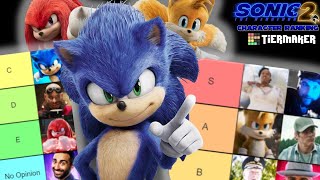 Sonic Movie 2 was TERRIBLY disappointing.... lol jk SONIC MOVIE 2 Character Ranking Tier List!