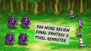 Final Fantasy II (Pixel Remaster) (Nintendo Switch) Review @83chrisaaronextra