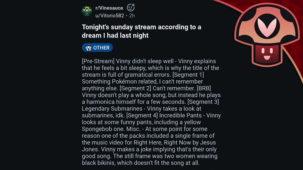 [Pre-Stream] Chat member dreamed of a Sunday Stream & More