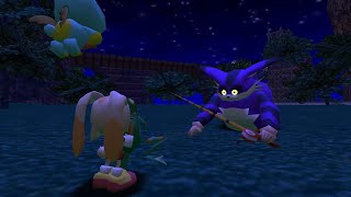 Cream meets Big and Amy for the first time in Sonic Adventure