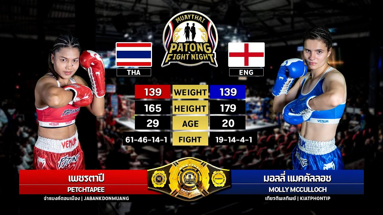 Petchtapee JahBaengDonMuang vs Molly McCulloch