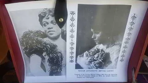 Antoinette GARNES: First Black Opera Singer record:Black Swan Records 1922-Bill Doggett Lecture