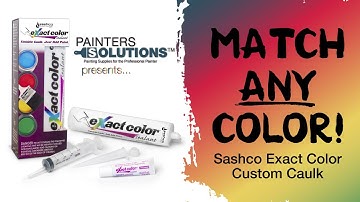 Customize your caulk! Match ANY color! Sashco Exact Color Custom Caulk in stock.