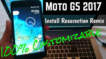 Moto G5 2017 | iNstall Resurrection Remix Rom |With Android O Pixel Launcher