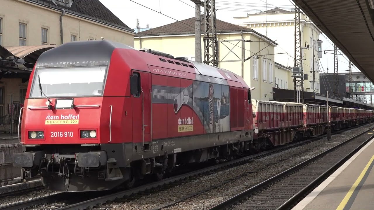 2022 - AT - Several passenger and freight train in Wels Hbf and Neumarkt-Kallham