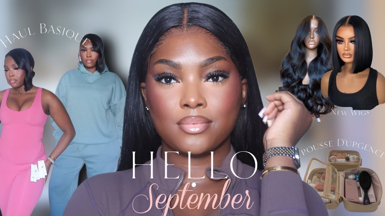 HELLO SEPTEMBRE 🥂 | Haul Basique , New Wigs , Trousse nécessaire et News résolutions ! 