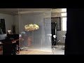 Transparent self adhesive rear projection film